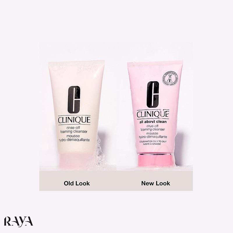 فوم شستشوی صورت کلینیک مخصوص پوست چرب و چرب مختلط Clinique All About Clean Rinse-Off Foaming Cleanser